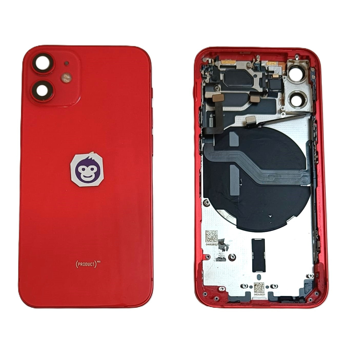 CHASSIS HOUSING FRAME IPHONE 12 MINI NO PARTS RED - GRADE AB