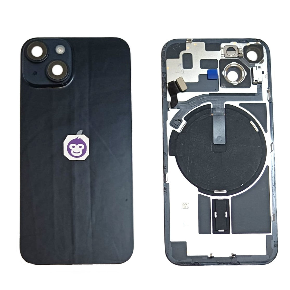 BACK BATTERY COVER GLASS IPHONE 14 14G MIDNIGHT (BLACK) - GRADE AB