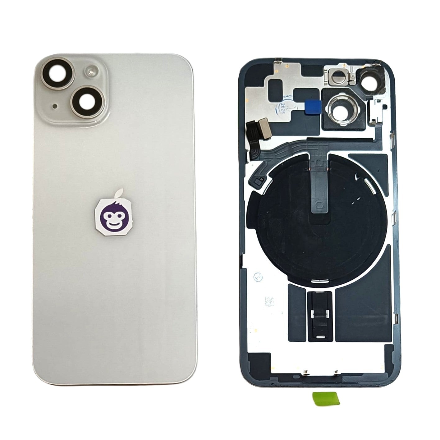BACK BATTERY COVER GLASS IPHONE 14 14G STARLIGHT (WHITE) - GRADE AB
