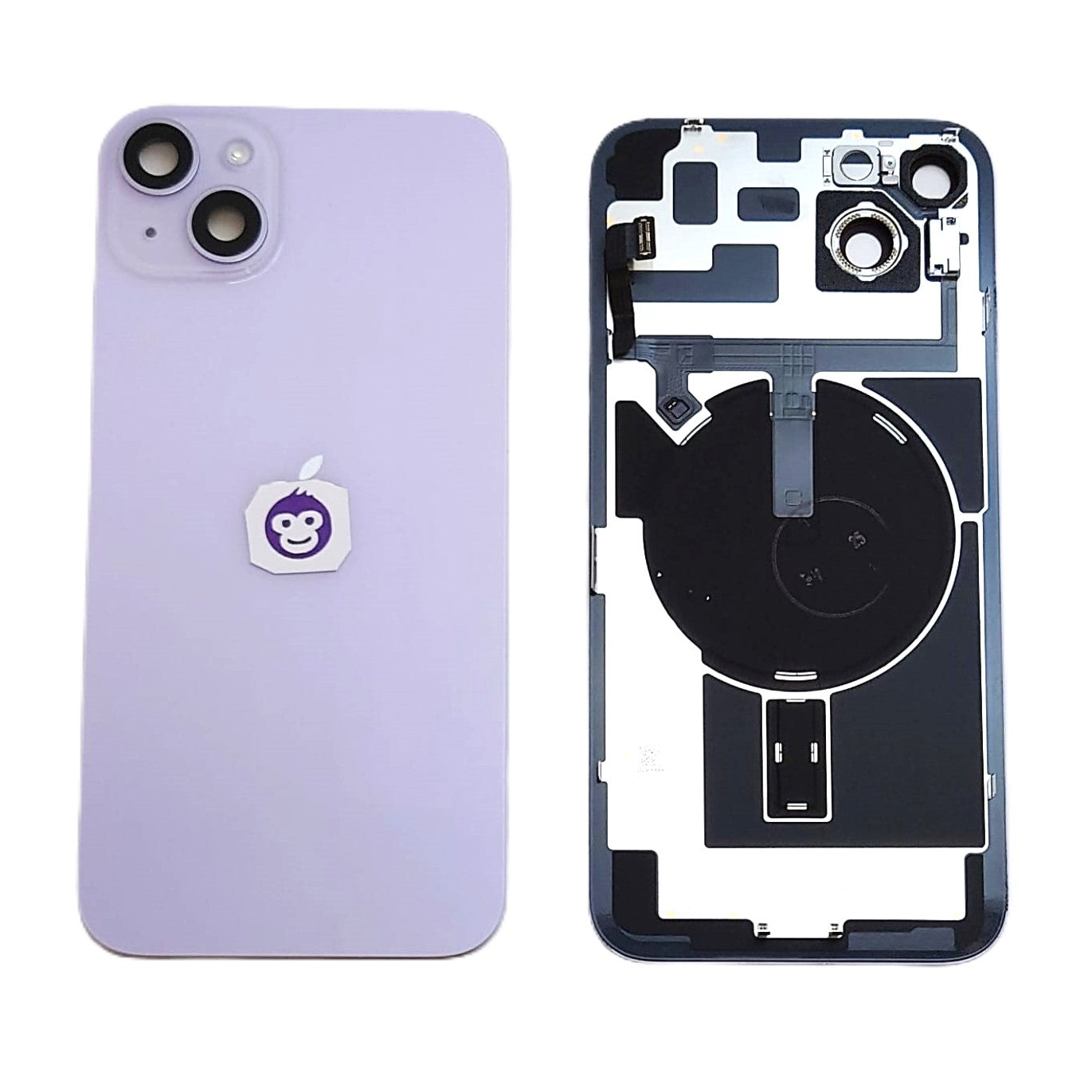 BACK BATTERY COVER GLASS IPHONE 14 PLUS PURPLE - GRADE AB