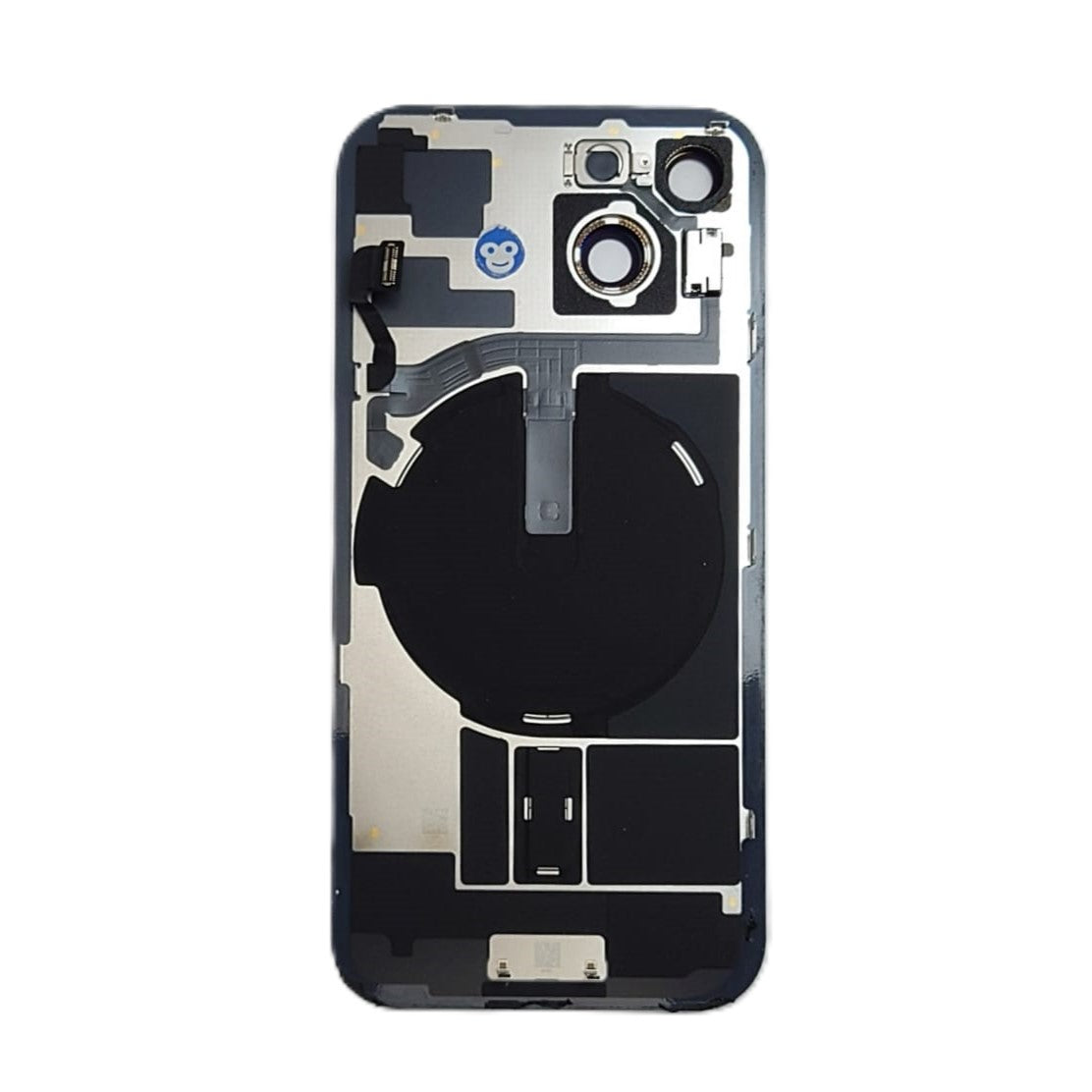 BACK BATTERY COVER GLASS IPHONE 15 15G BLUE - GRADE AB