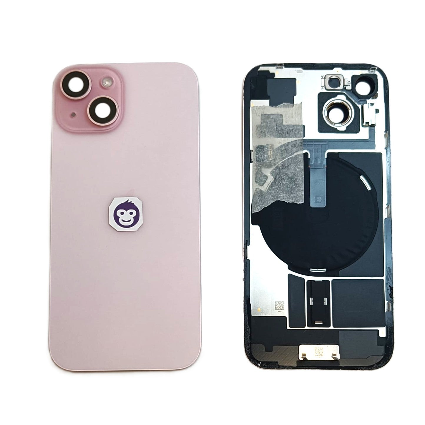 BACK BATTERY COVER GLASS IPHONE 15 15G PINK - GRADE AB