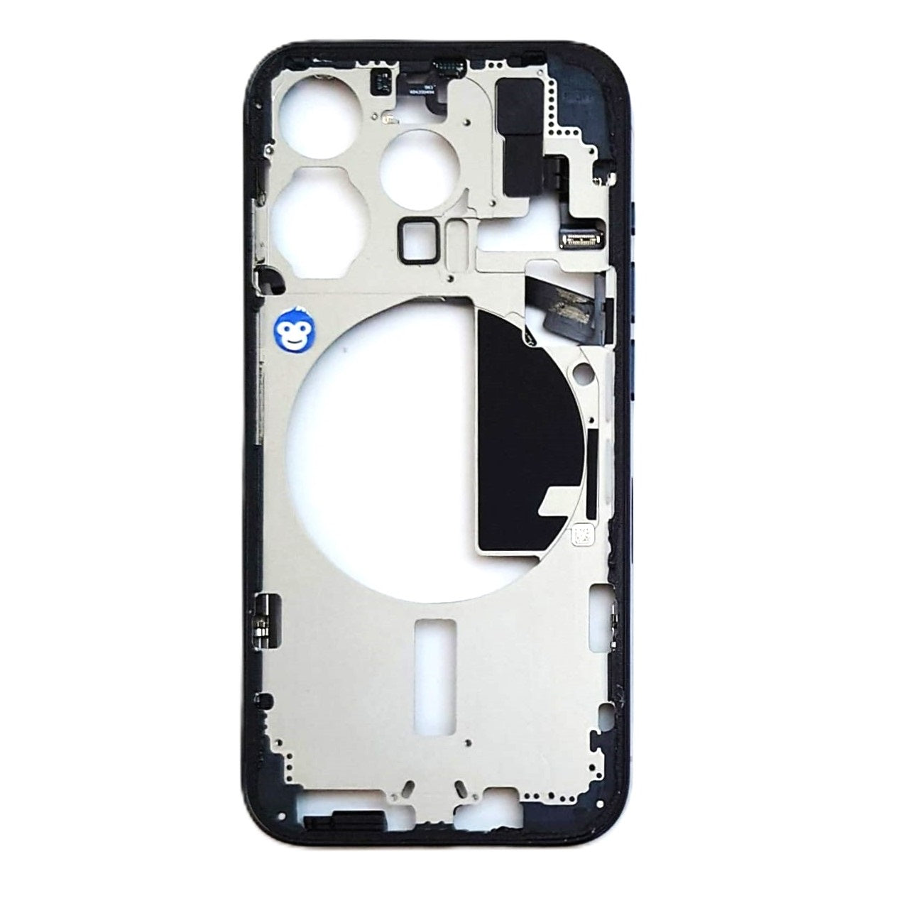 CHASSIS FRAME WITH POWERFLEX IPHONE 15 PRO BLUE TITANIUM - GRADE AB