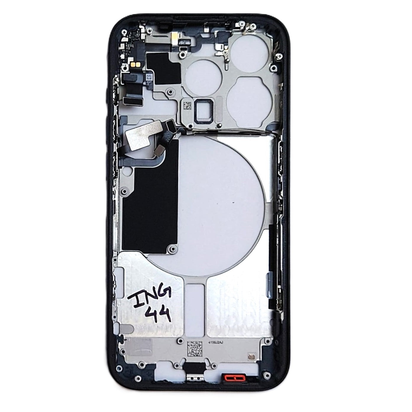 CHASSIS FRAME WITH POWERFLEX IPHONE 15 PRO BLUE TITANIUM - GRADE AB