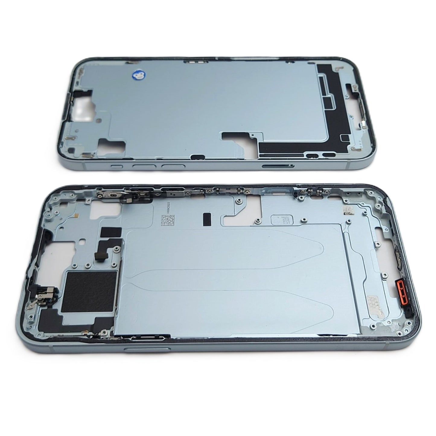 CHASSIS FRAME WITH POWERFLEX IPHONE 15 PLUS BLUE - GRADE AB