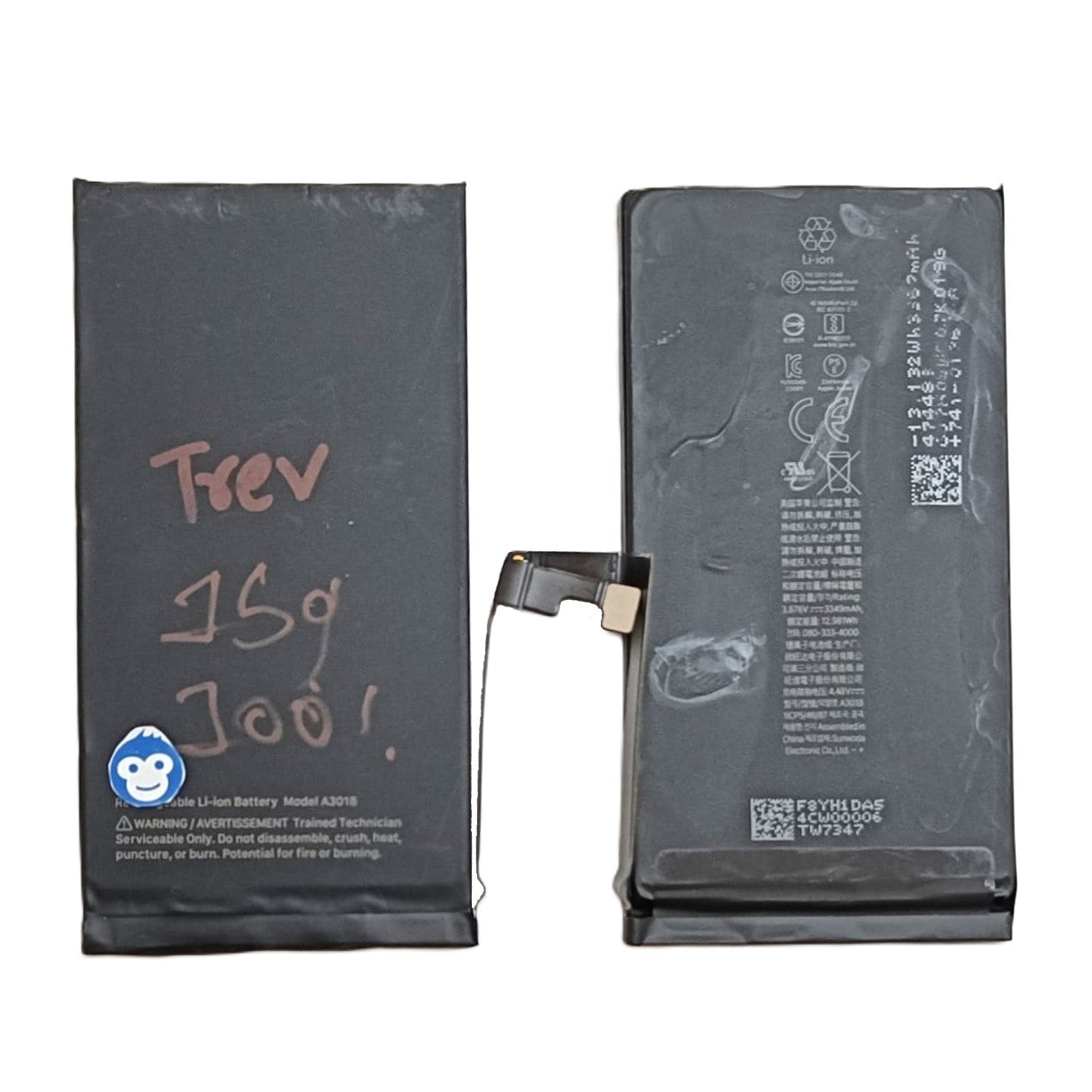 BATTERY IPHONE 15 15G MIN. 96% HEALTH - USED
