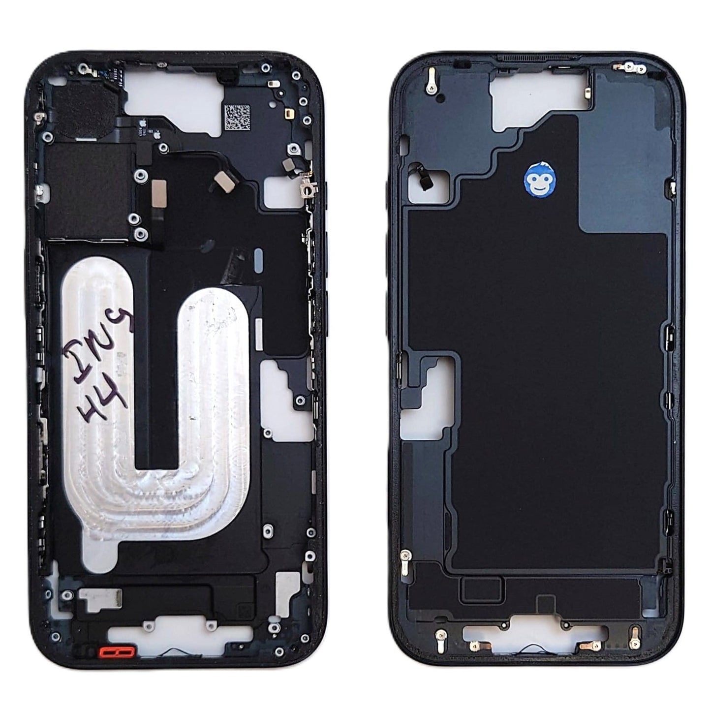 CHASSIS FRAME WITH POWERFLEX IPHONE 16 16G BLACK - GRADE AB
