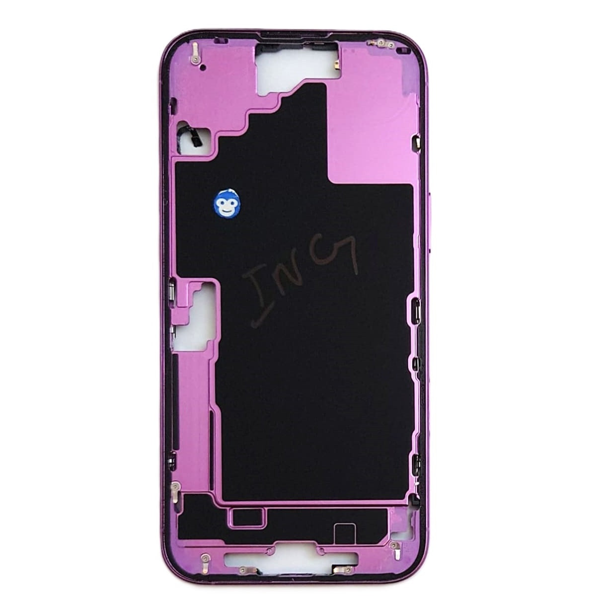 CHASSIS FRAME WITH POWERFLEX IPHONE 16 PLUS PINK - GRADE AB
