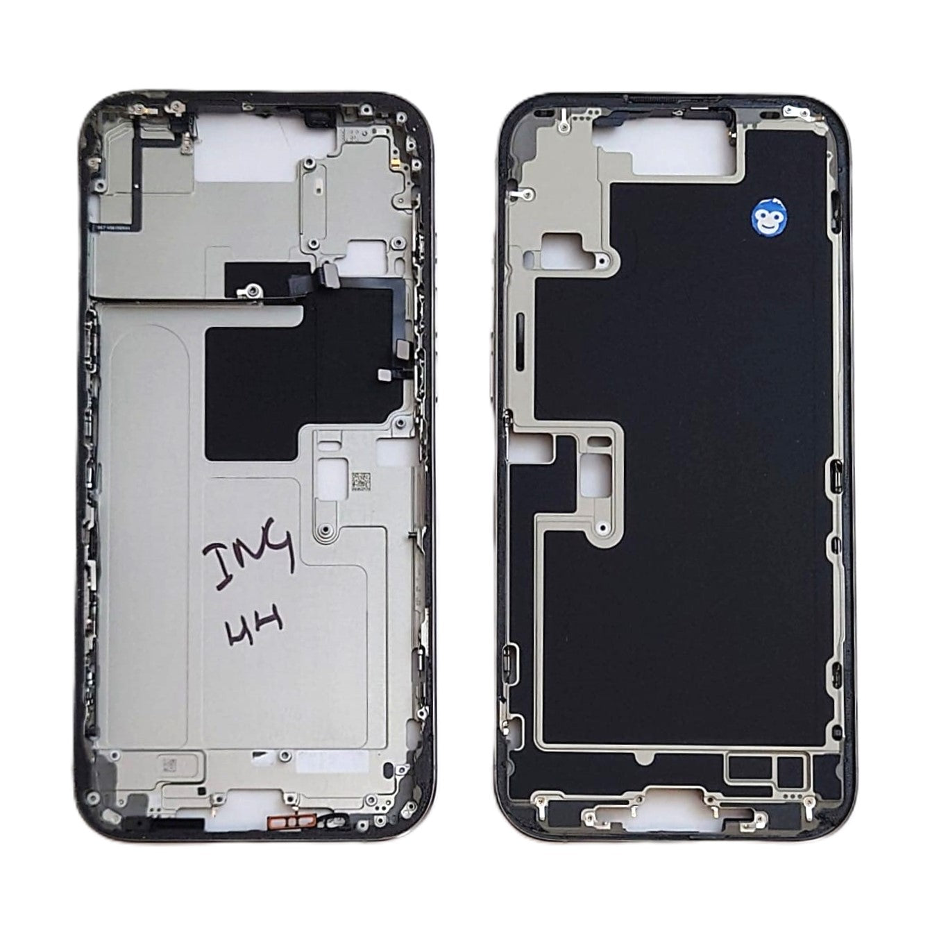 CHASSIS FRAME WITH POWERFLEX IPHONE 16 PRO MAX 16PM GREY - GRADE AB