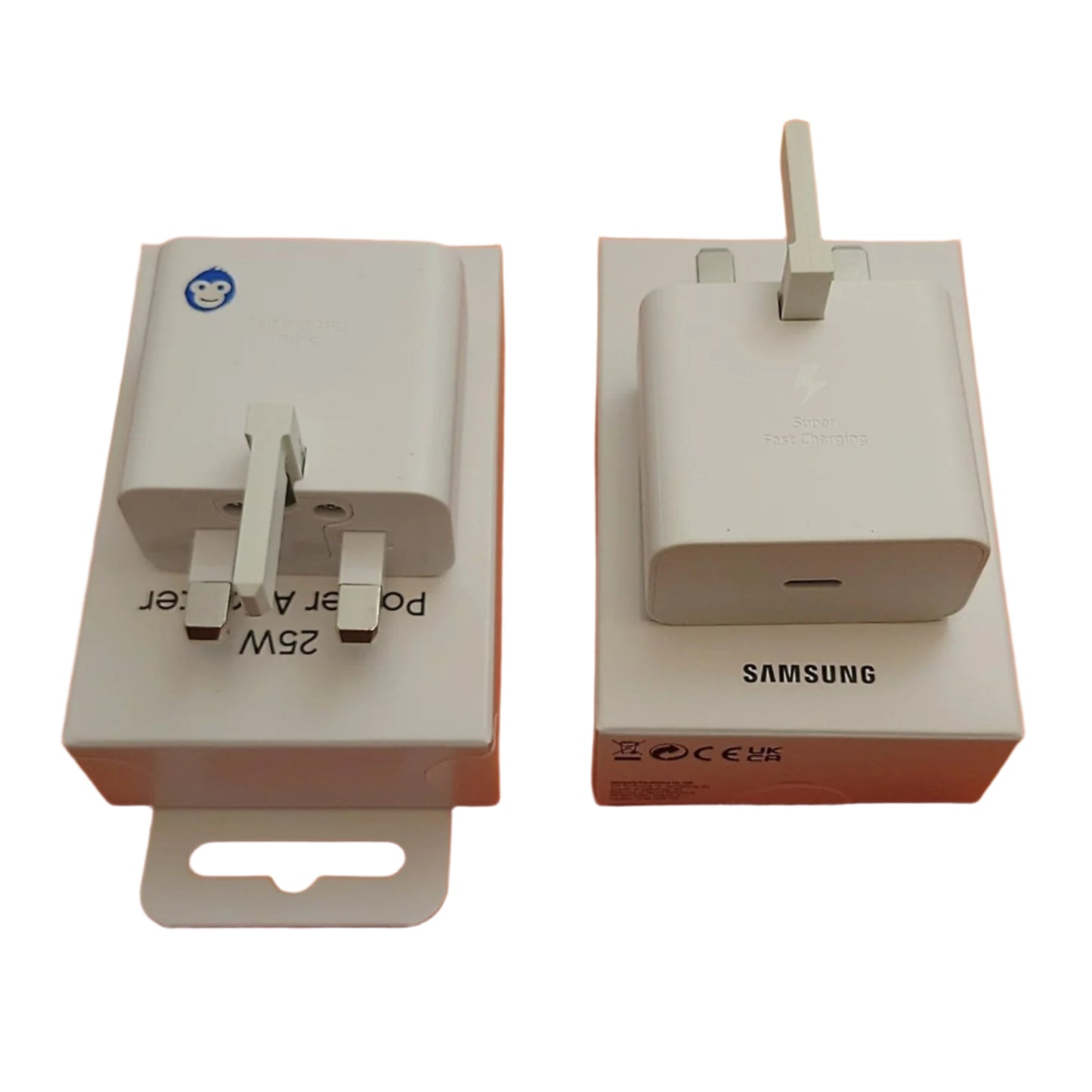 PLUG (ADAPTOR) TYPE-C SAMSUNG WHITE 25W - RETAIL PACKED