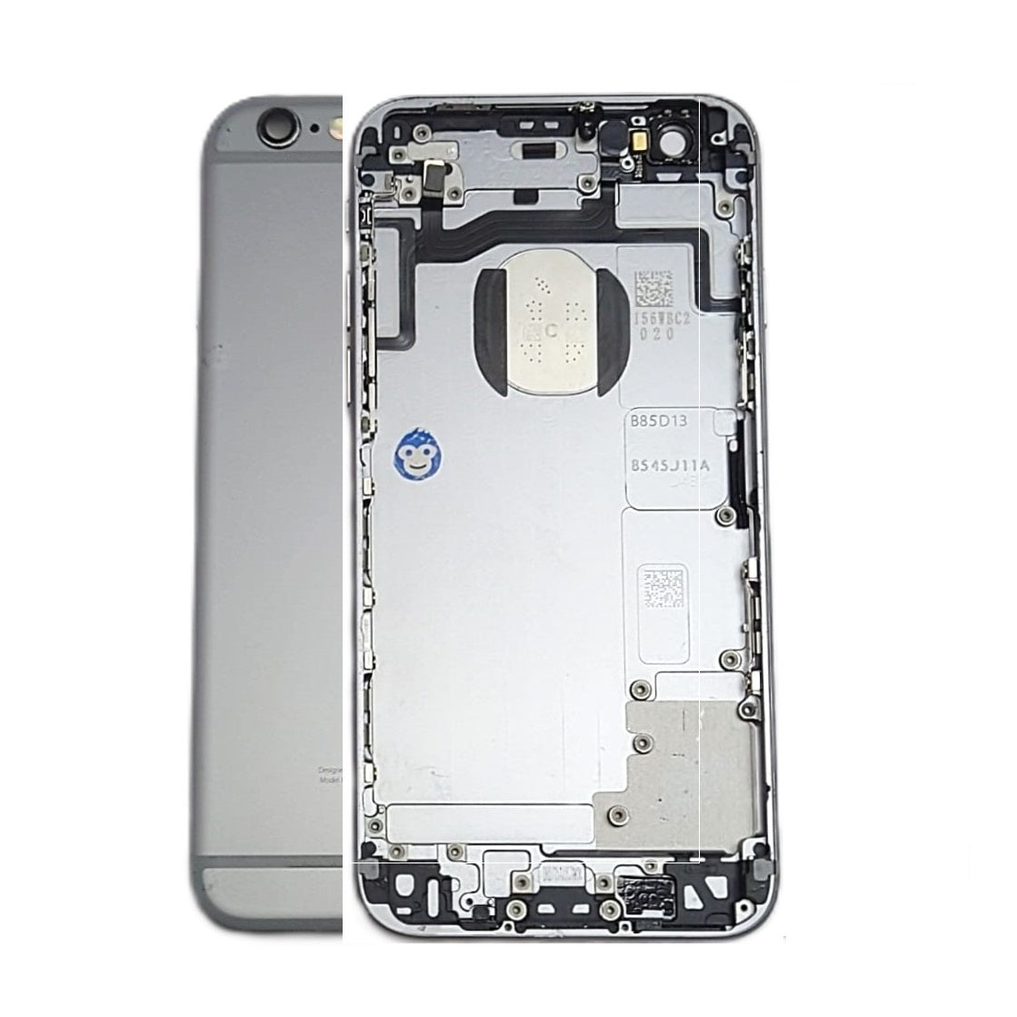 IPHONE 6S SPACE GREY CHASSIS HOUSING WITHOUT SMALL PARTS - GRD AB
