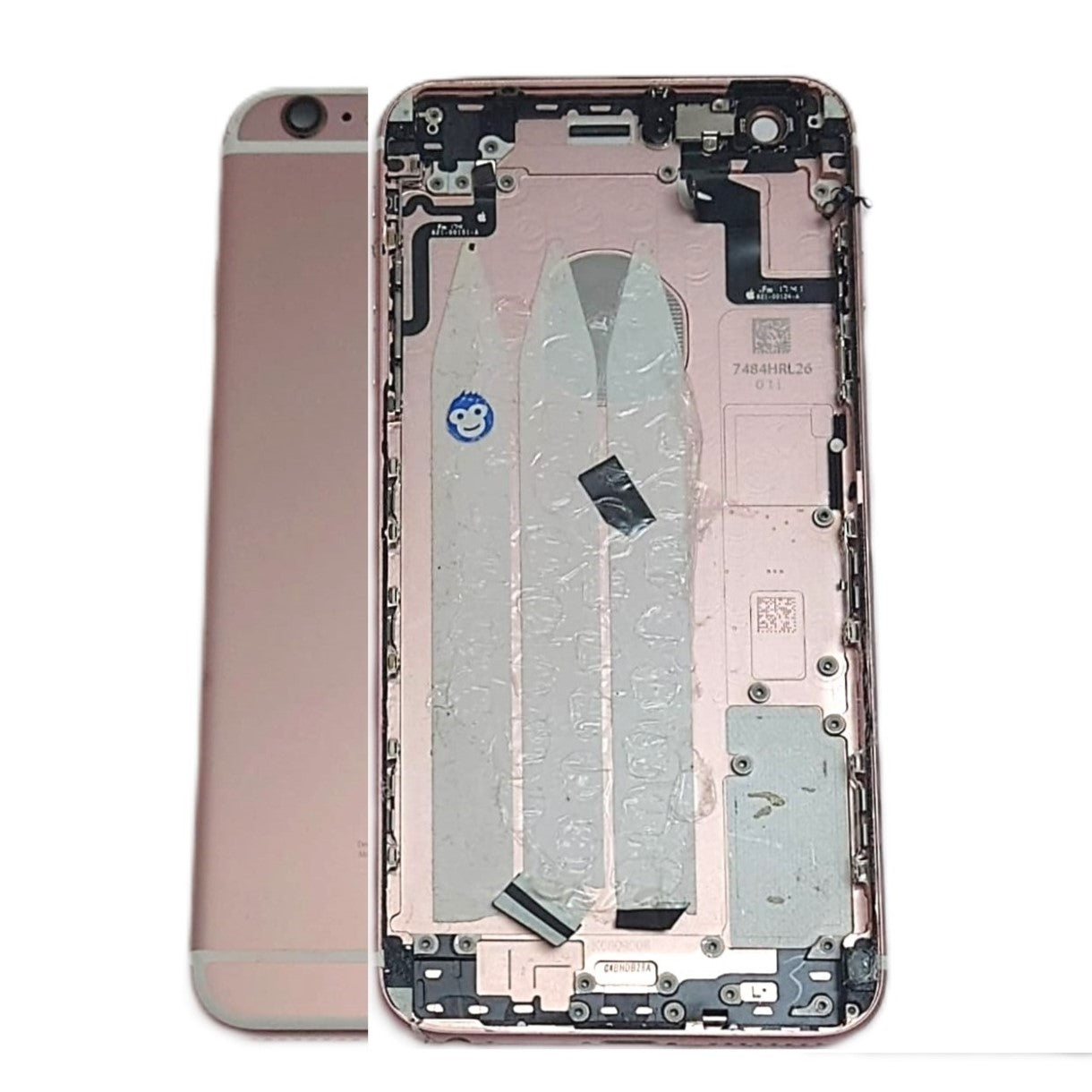 IPHONE 6S PLUS ROSE GOLD HOUSING CHASSIS WITHOUT SMALL PARTS - GRD AB