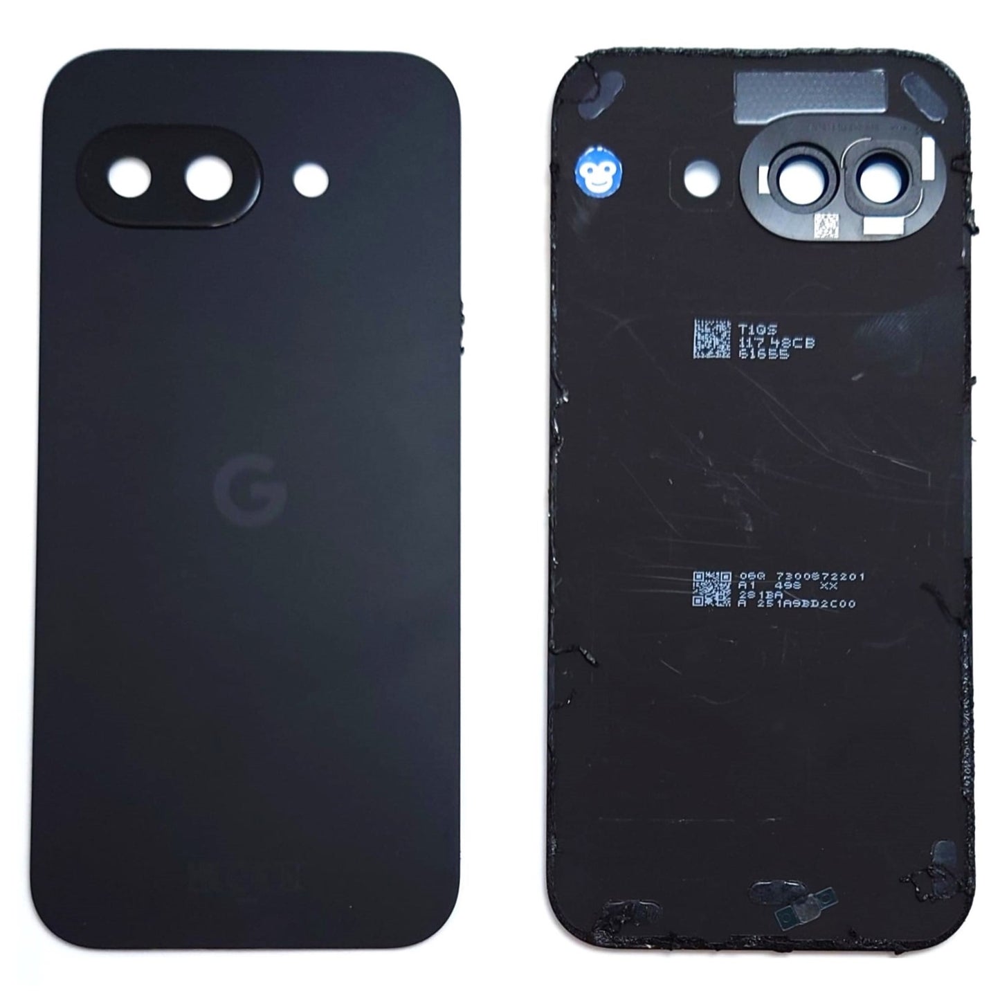 BACK COVER CHASSIS CAMERA LENS GOOGLE PIXEL 9A OBSIDIAN (BLACK) - GRADE AB