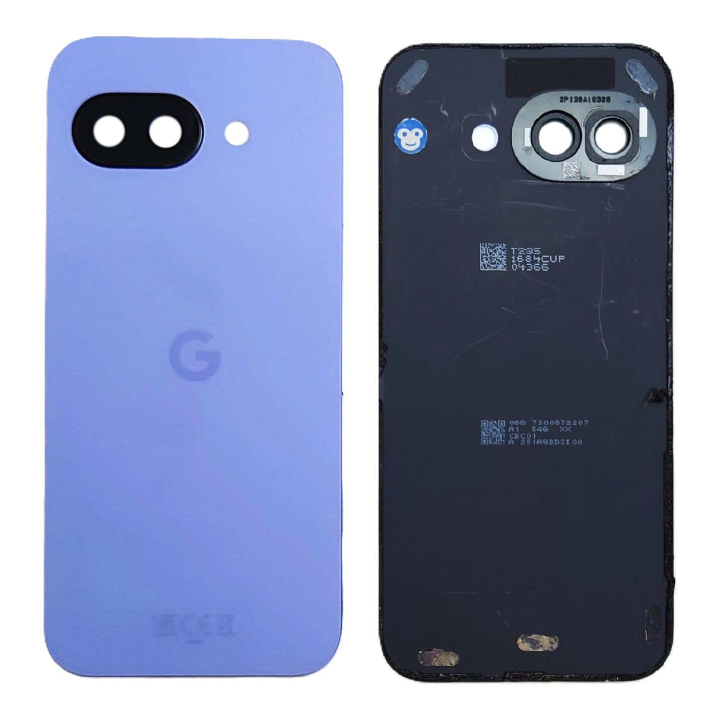 BACK COVER CHASSIS CAMERA LENS GOOGLE PIXEL 9A IRIS (BLUE) - GRADE AB