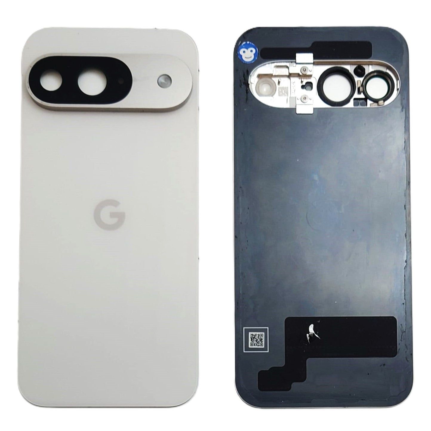 BACK COVER CHASSIS CAMERA LENS GOOGLE PIXEL 9 PORCELIAN WHITE (CREAM) - GRADE AB