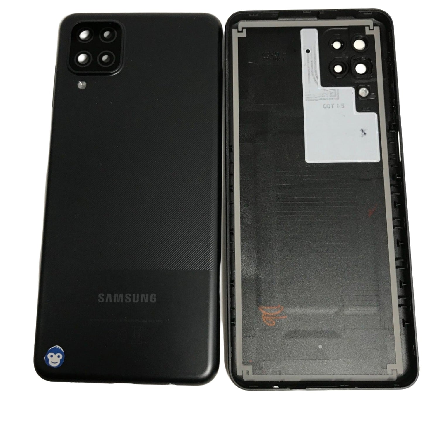 Back Battery Cover for Samsung Galaxy A12 A12 NACHO A125 A127 Black - GRADE AB