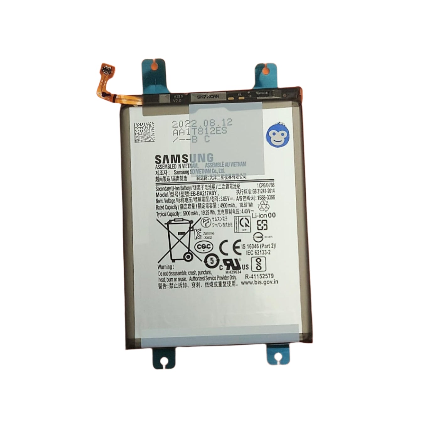 Internal Battery for Samsung Galaxy A12 / Nacho A21s A13 M12 A04s A125 A127 A217 A135 A137 M127 A047 EB-BA217ABY - NEW