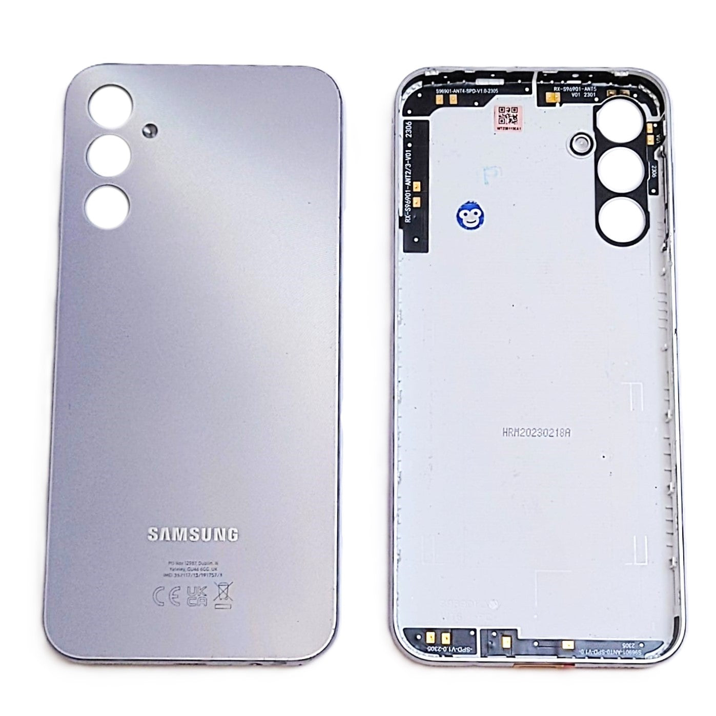 Back Battery Cover Samsung Galaxy A14 5G A146 Silver (White) - GRADE AB
