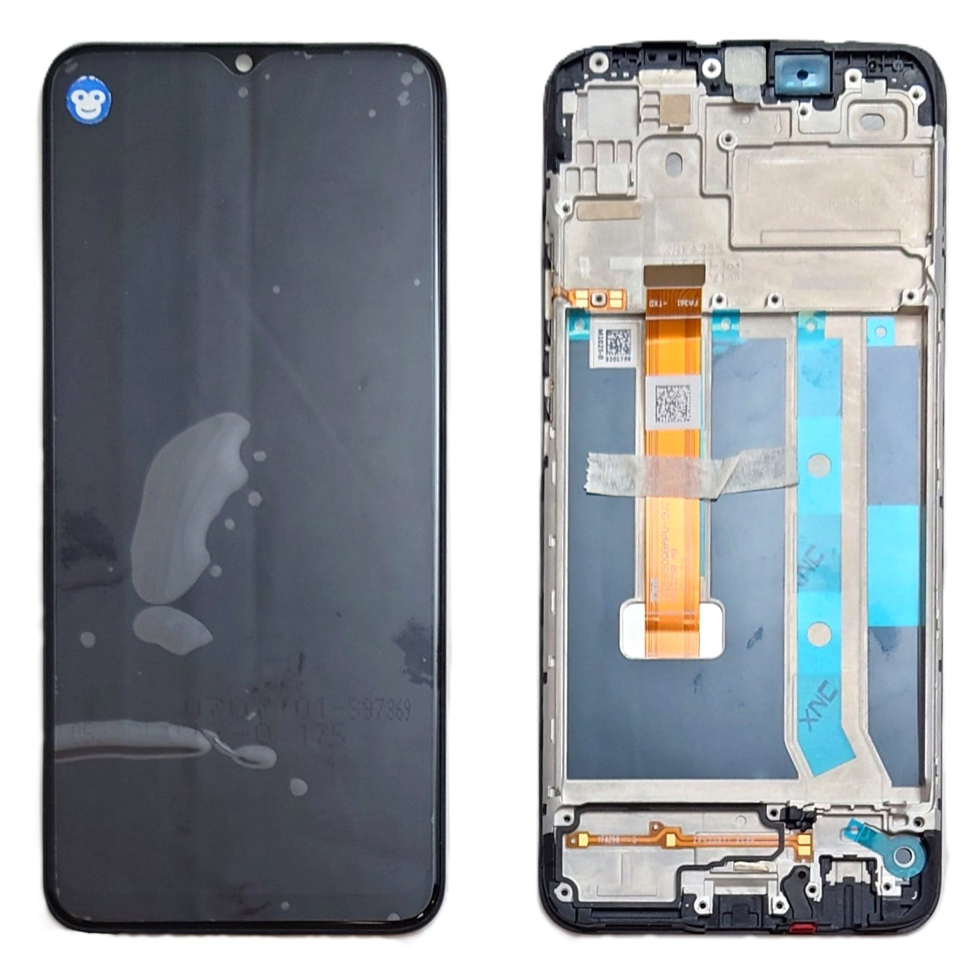 LCD SCREEN DISPLAY WITH FRAME OPPO A15 / A15S - NEW