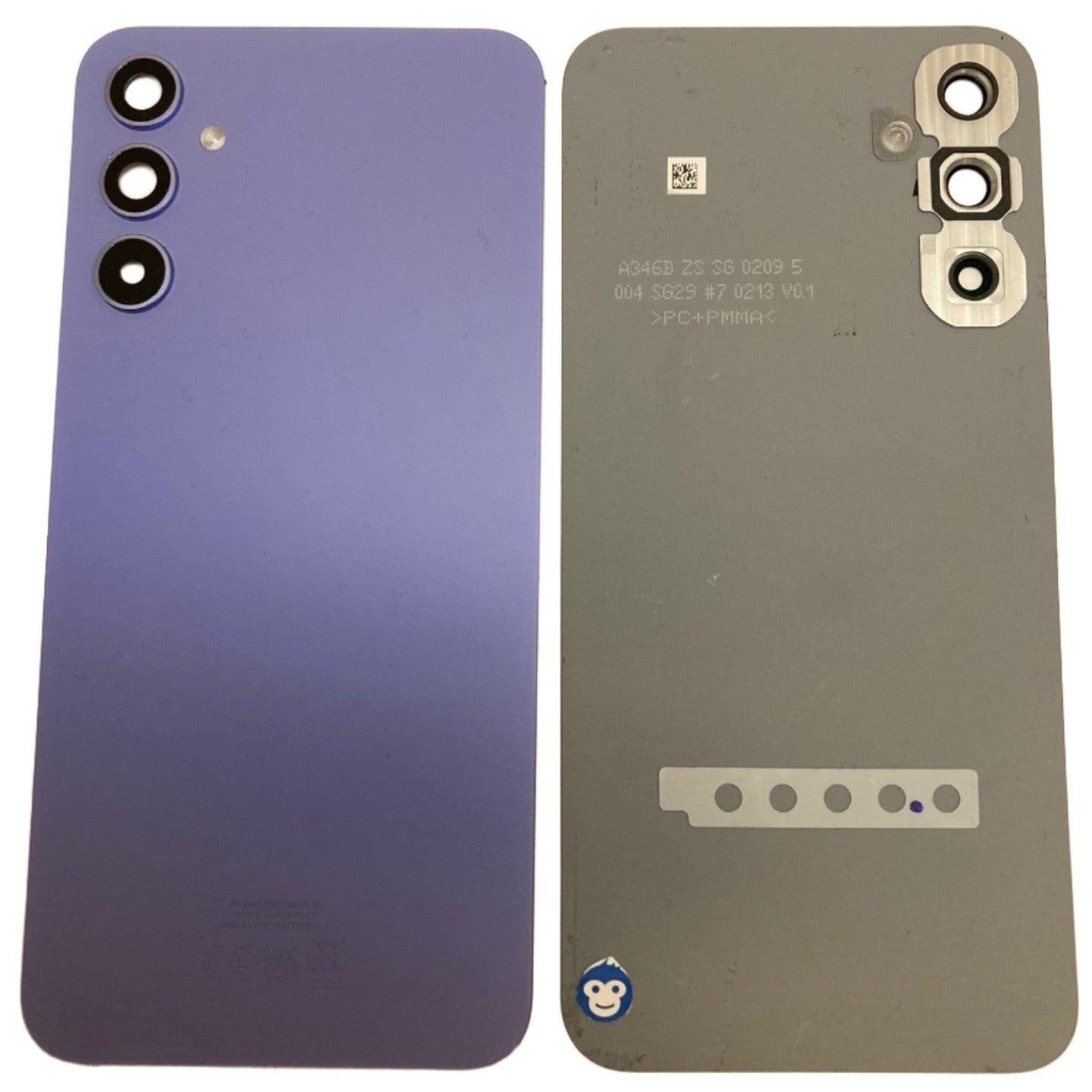 BACK BATTERY REAR COVER PANEL CAMERA LENS SAMSUNG GALAXY A34 5G A346 VIOLET (PURPLE) - GRADE AB