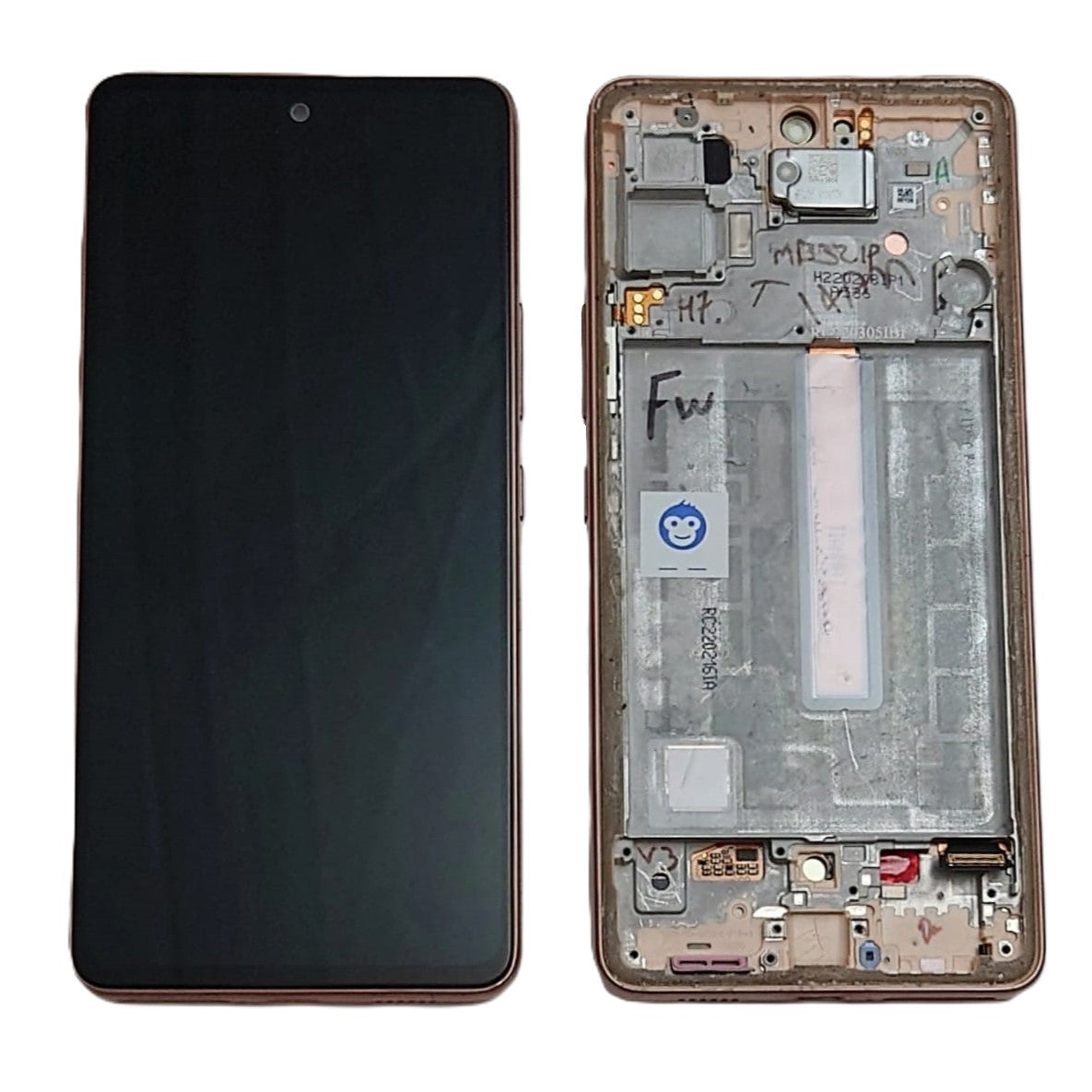 LCD Screen Display Samsung Galaxy A53 5G A536 Peach (Orange) - GRADE AB