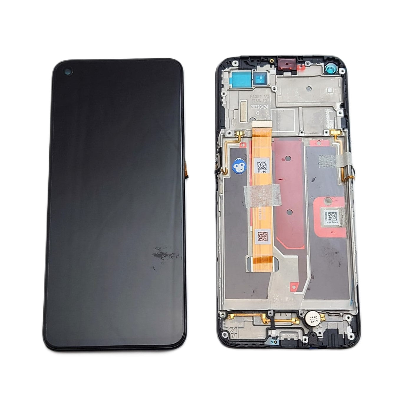 LCD SCREEN DISPLAY WITH FRAME OPPO A54 5G / A74 5G - NEW