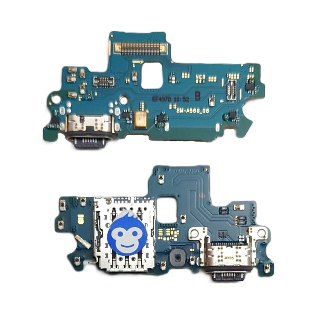 CHARGER PORT PCB BOARD FOR SAMSUNG GALAXY A56 5G A566 - USED
