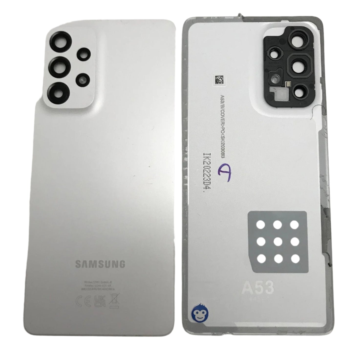 BACK BATTERY REAR COVER PANEL CAMERA LENS SAMSUNG GALAXY A53 5G A536 White - GRADE AB