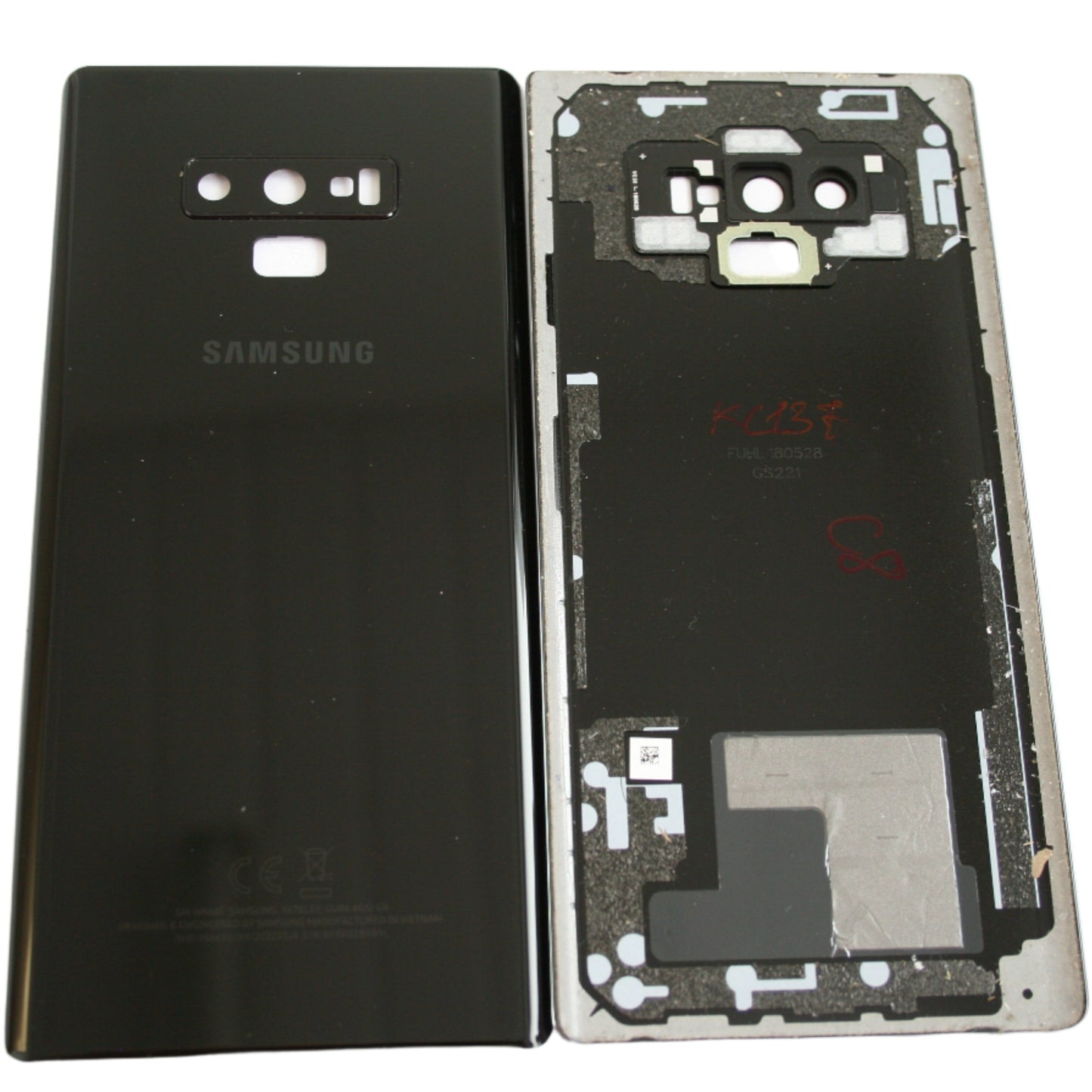 BACK BATTERY REAR COVER CAMERA LENS FOR SAMSUNG GALAXY NOTE 9 N960 BLACK - GRADE AB