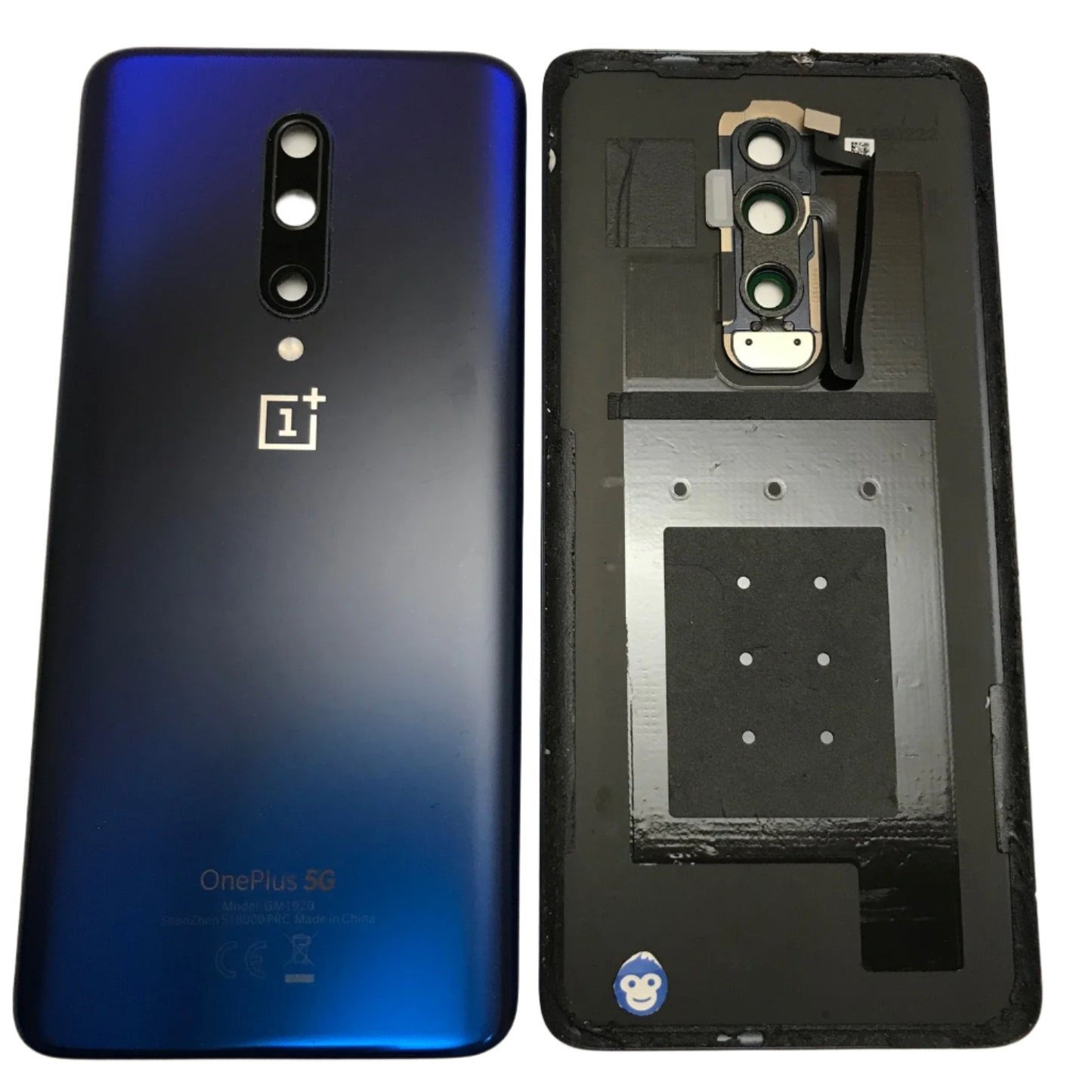 BACK BATTERY REAR COVER OnePlus 7 Pro 5g LENS BLUE - GRADE AB