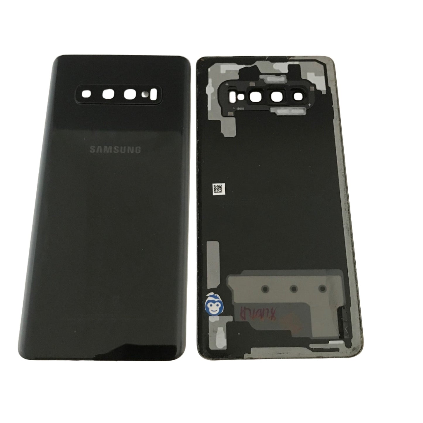 Back Battery Cover Lens Samsung Galaxy S10+ G975 Prism Black - GRADE AB