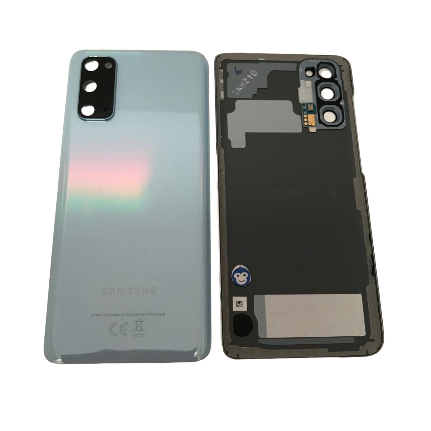 BACK BATTERY REAR COVER PANEL CAMERA LENS SAMSUNG GALAXY S20 / S20 5G G980 G981 CLOUD BLUE - GRADE AB