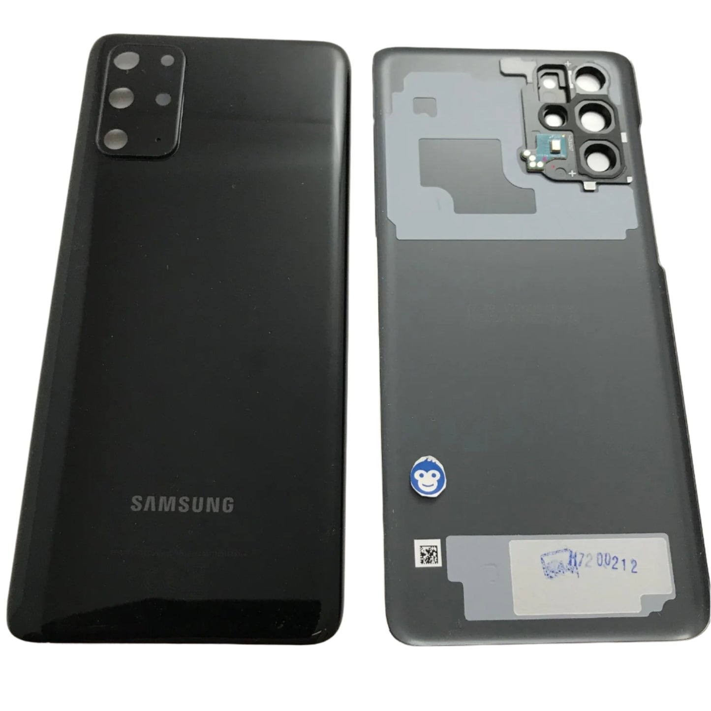 BACK BATTERY REAR COVER PANEL CAMERA LENS SAMSUNG GALAXY S20 PLUS / S20 PLUS 5G G985 G986 BLACK - GRADE AB