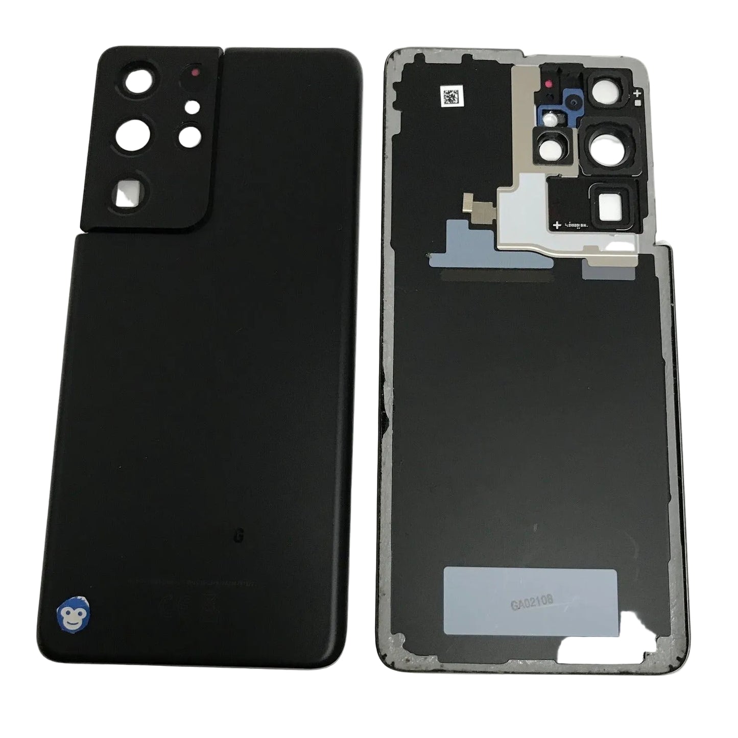 BACK BATTERY REAR COVER PANEL CAMERA LENS SAMSUNG GALAXY S21 ULTRA 5G G998 BLACK - GRADE AB