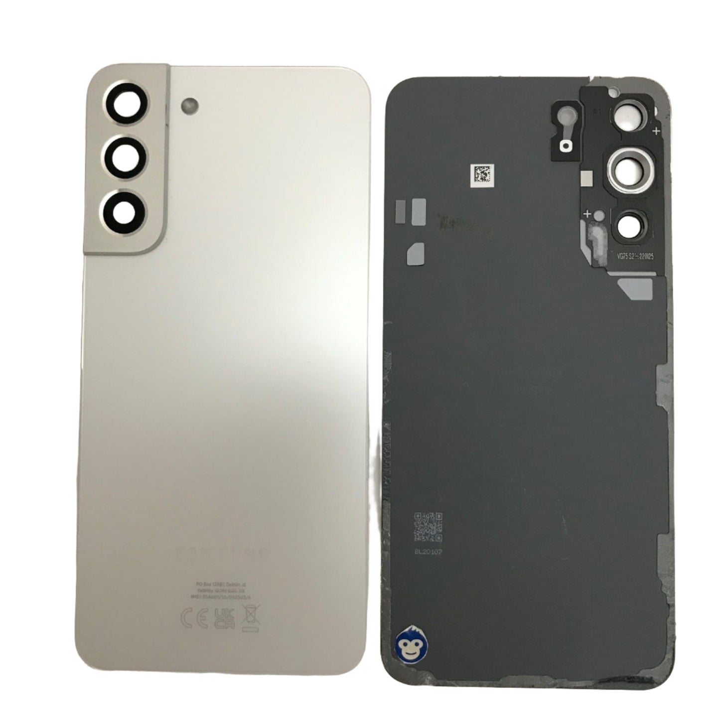 BACK BATTERY REAR COVER PANEL CAMERA LENS SAMSUNG GALAXY S22 PLUS S906 WHITE - GRADE AB