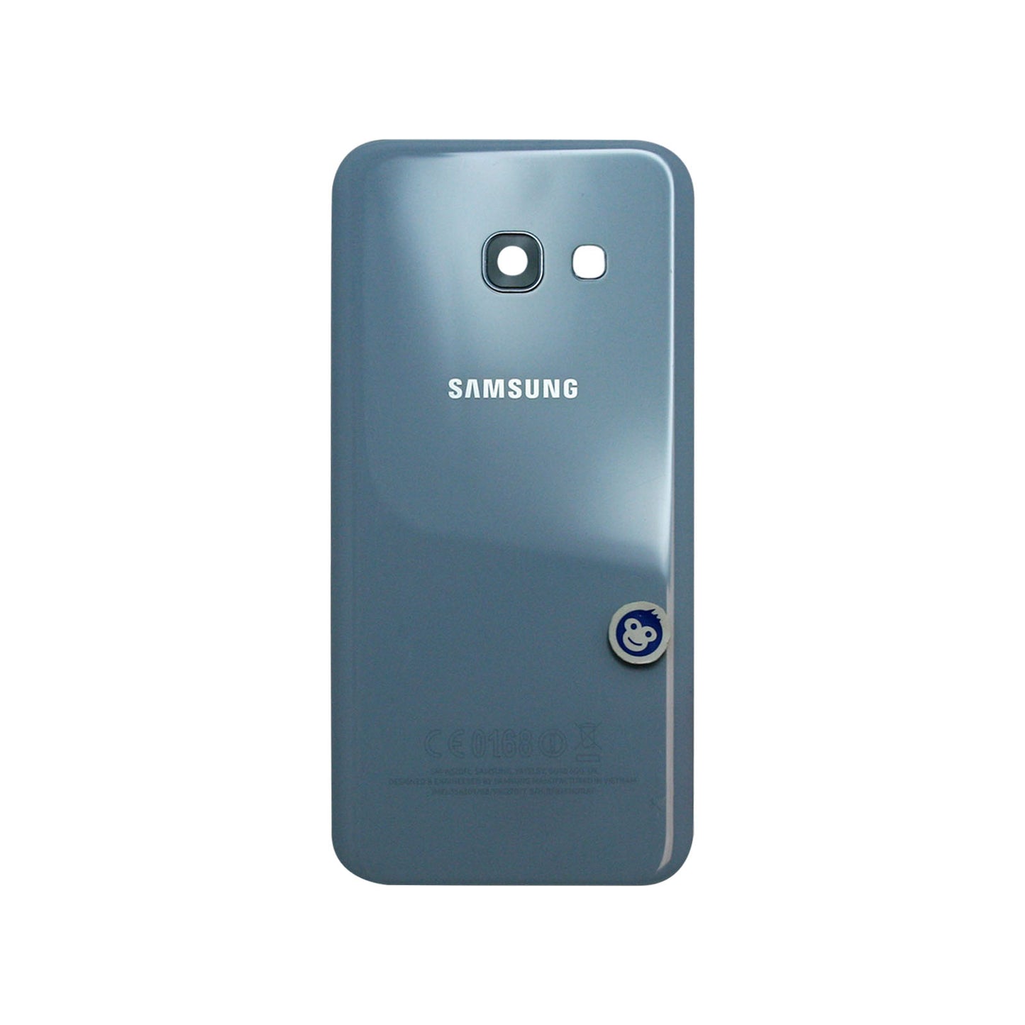 BACK BATTERY REAR COVER PANEL CAMERA LENS SAMSUNG GALAXY A320 A3 (2017) BLUE - GRADE AB