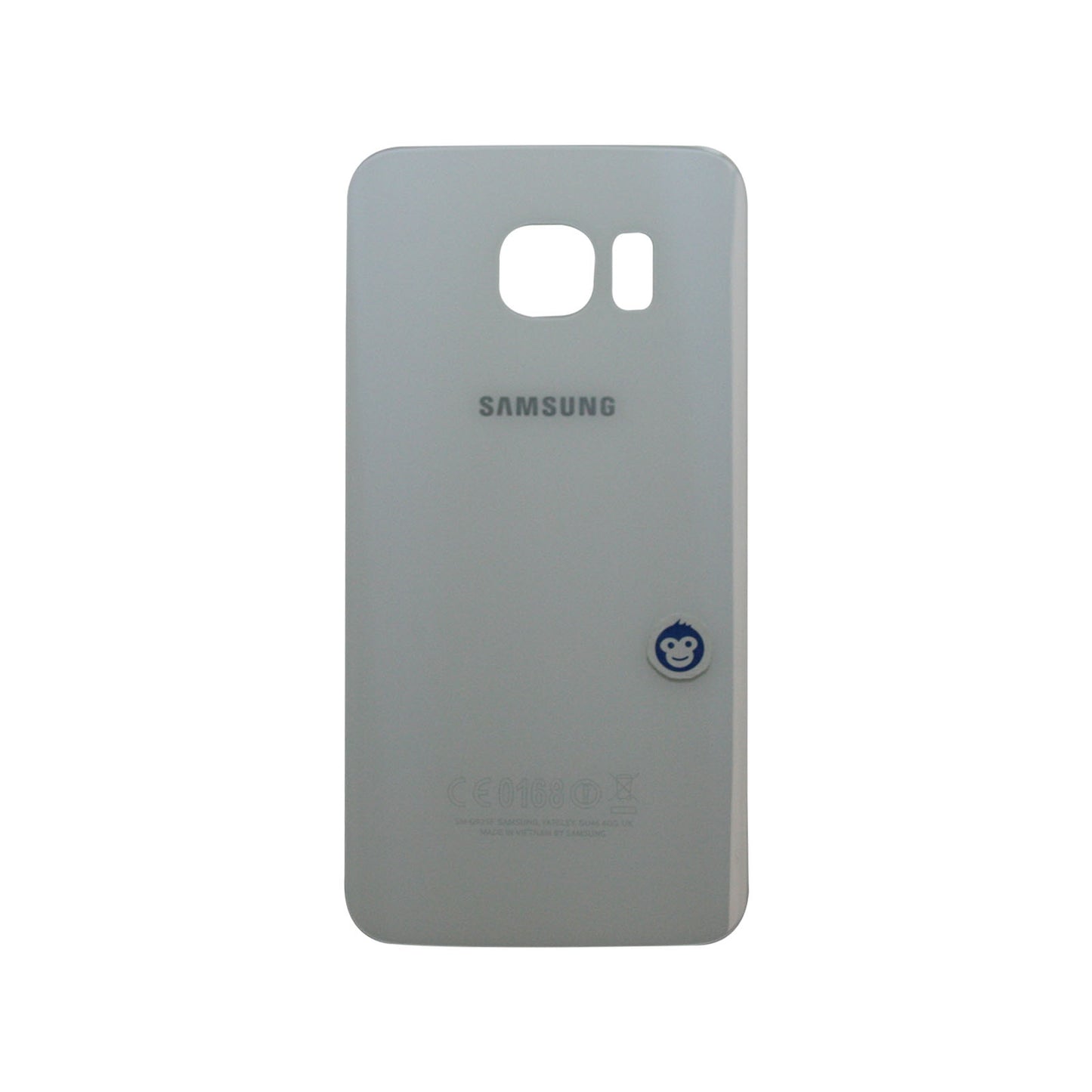BACK BATTERY REAR COVER SAMSUNG GALAXY G925F S6 EDGE WHITE - GRADE AB