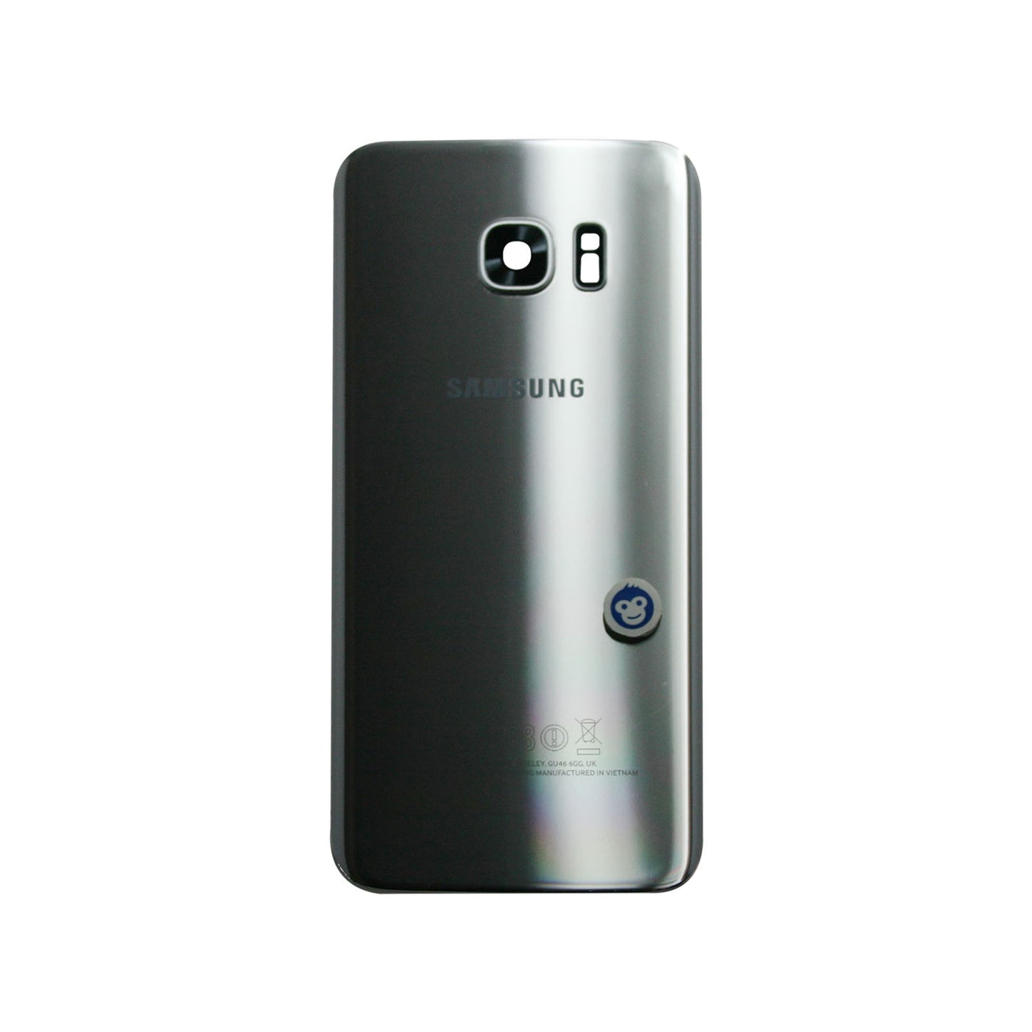 BACK BATTERY REAR COVER PANEL CAMERA LENS SAMSUNG GALAXY G935F S7 EDGE SILVER - GRADE AB
