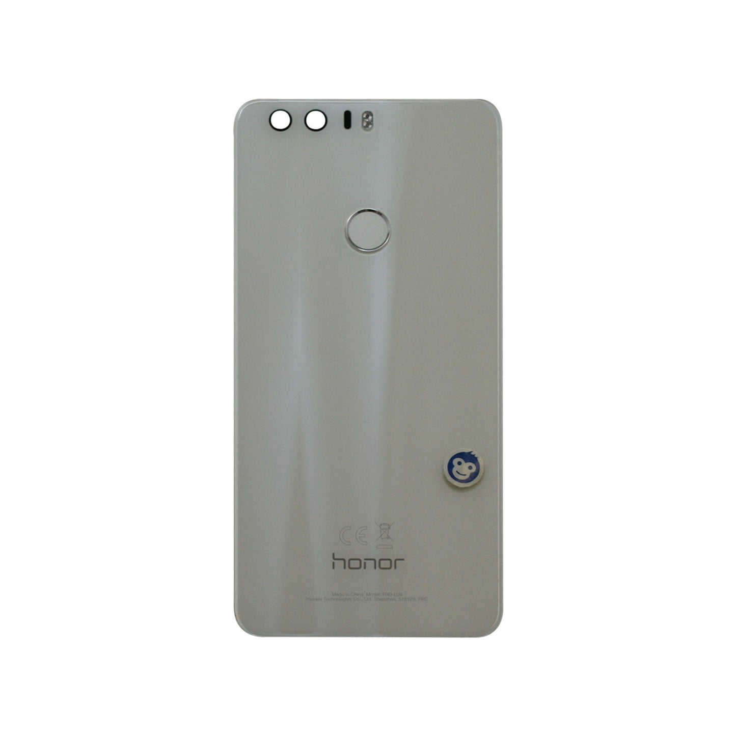 Honor 8 Back Battery Cover Rear Glass with Camera Lens White - GRADE AB