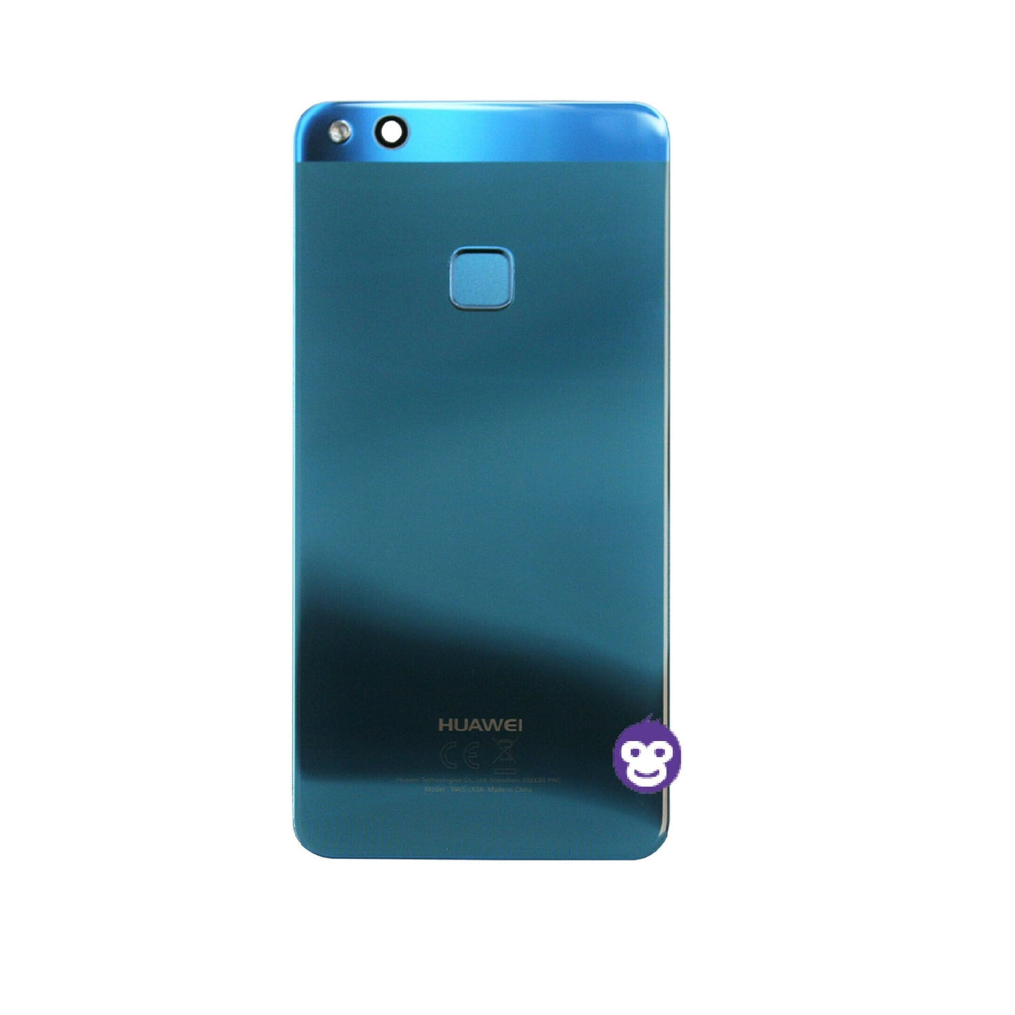Huawei P10 Lite Rear Back Glass Battery Cover in Blue with Camera Lens - GRADE AB