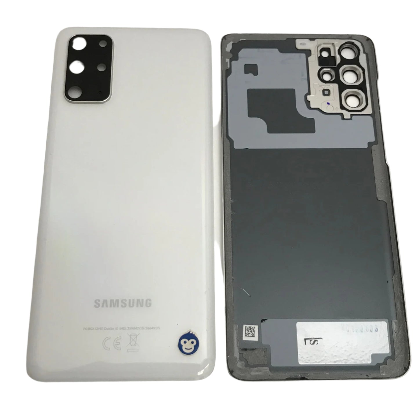 BACK BATTERY REAR COVER PANEL CAMERA LENS SAMSUNG GALAXY S20 PLUS / S20 PLUS 5G G985 G986 WHITE - GRADE AB