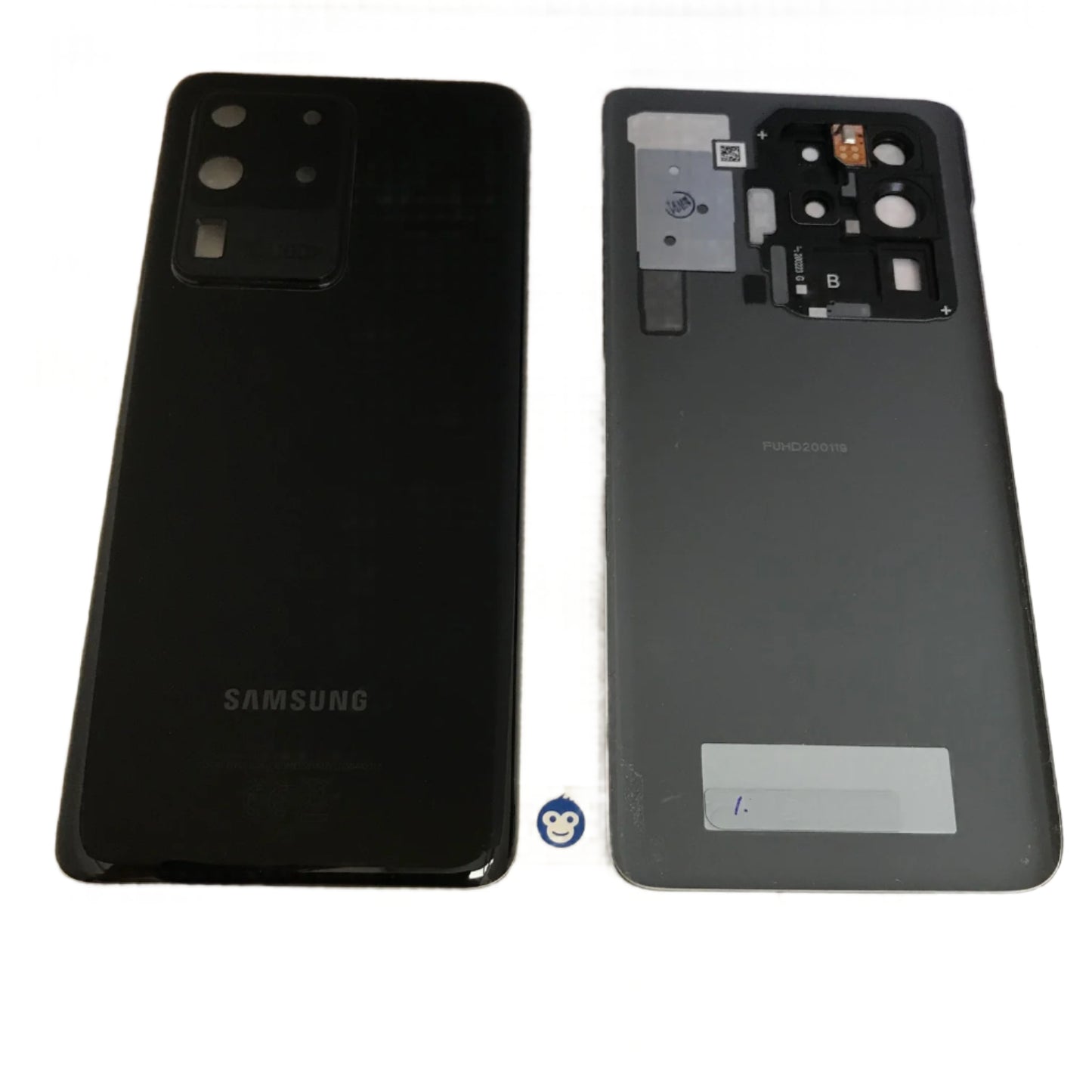 BACK BATTERY REAR COVER PANEL CAMERA LENS SAMSUNG GALAXY S20 ULTRA G988 BLACK - GRADE AB