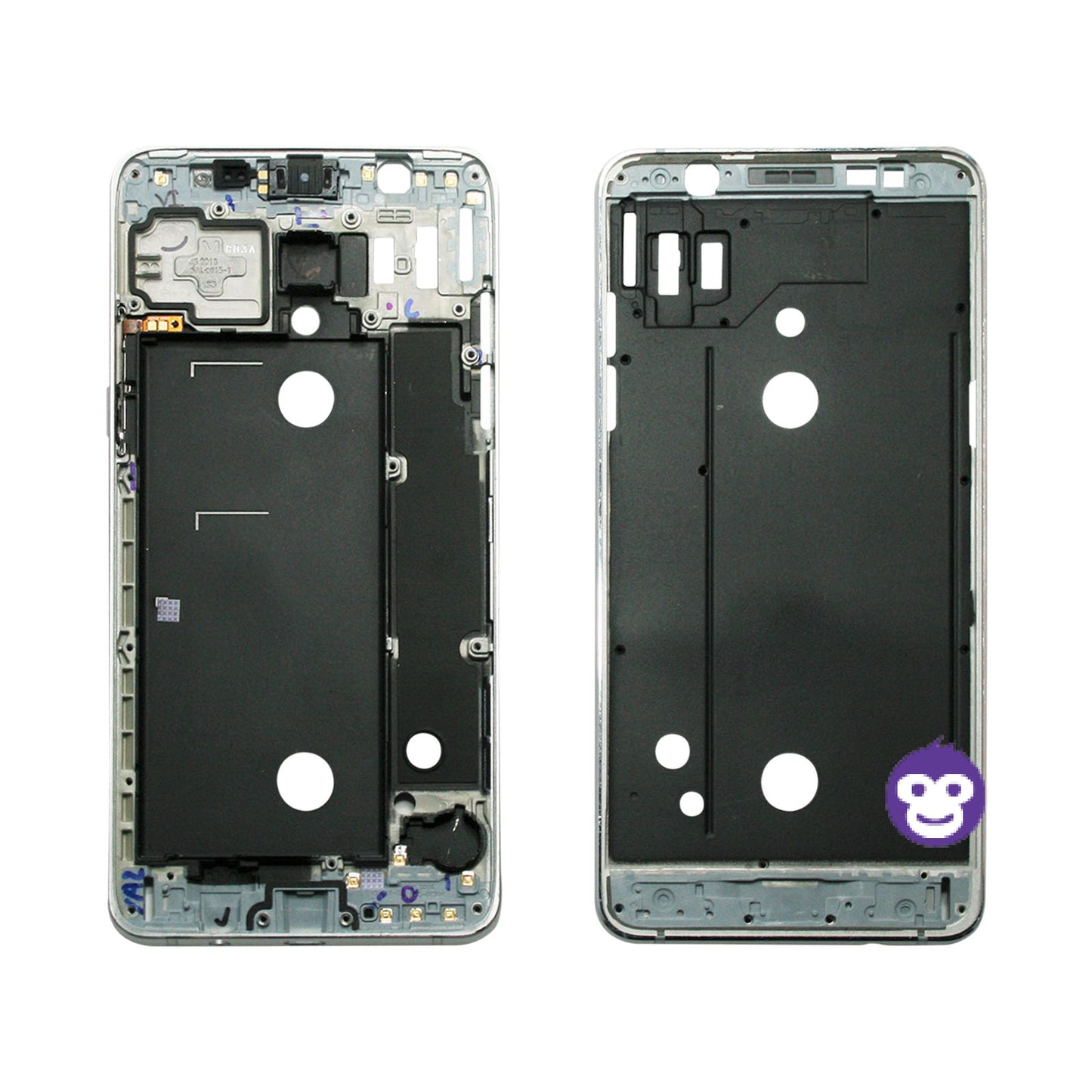 CHASSIS FRAME WITH PARTS AND CAMERA LENS SAMSUNG GALAXY J5 (2016) J510 WHITE - GRADE AB