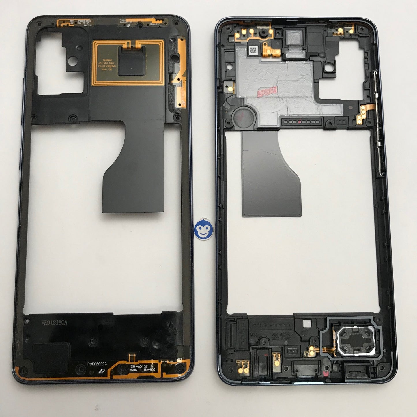 Chassis Frame Samsung Galaxy A51 A515 Black - GRADE AB