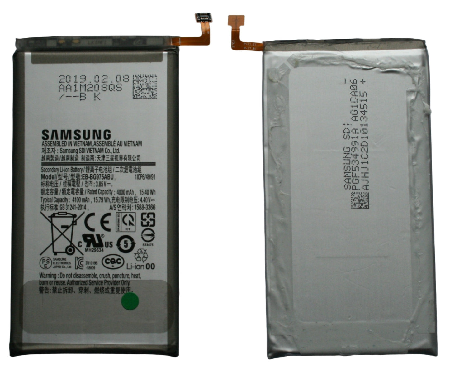Internal Battery Samsung Galaxy S10 Plus G975 - USED
