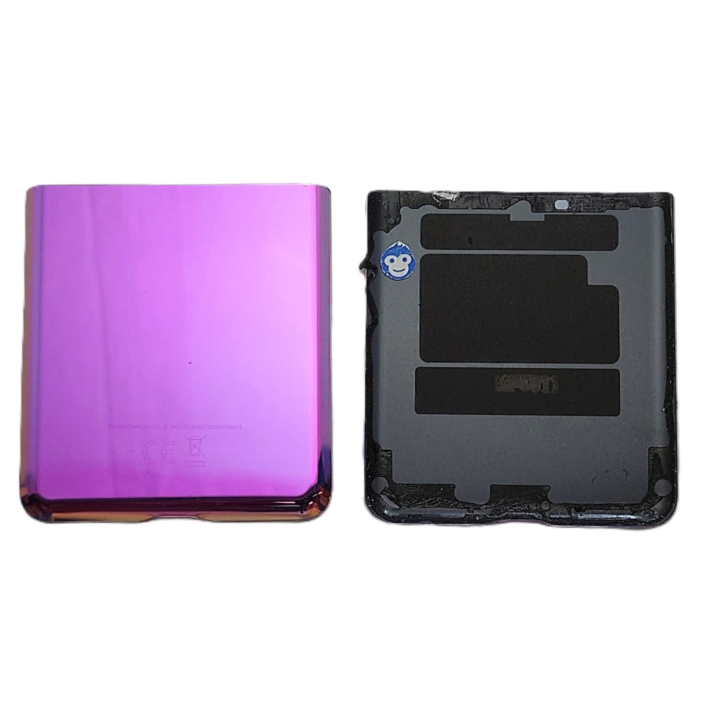 BACK BATTERY LOWER REAR COVER FOR SAMSUNG GALAXY Z FLIP F700 PURPLE - GRADE AB