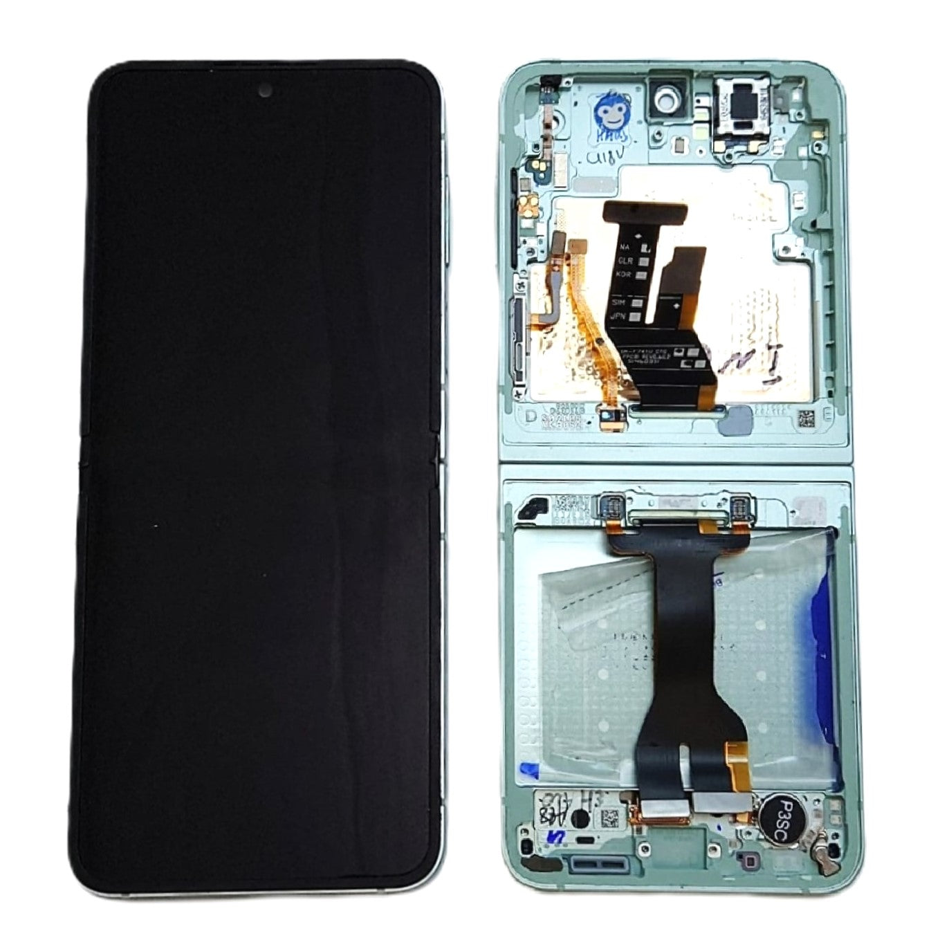 LCD SCREEN DISPLAY SAMSUNG GALAXY ZFLIP6 5G F741 GREEN - NEW