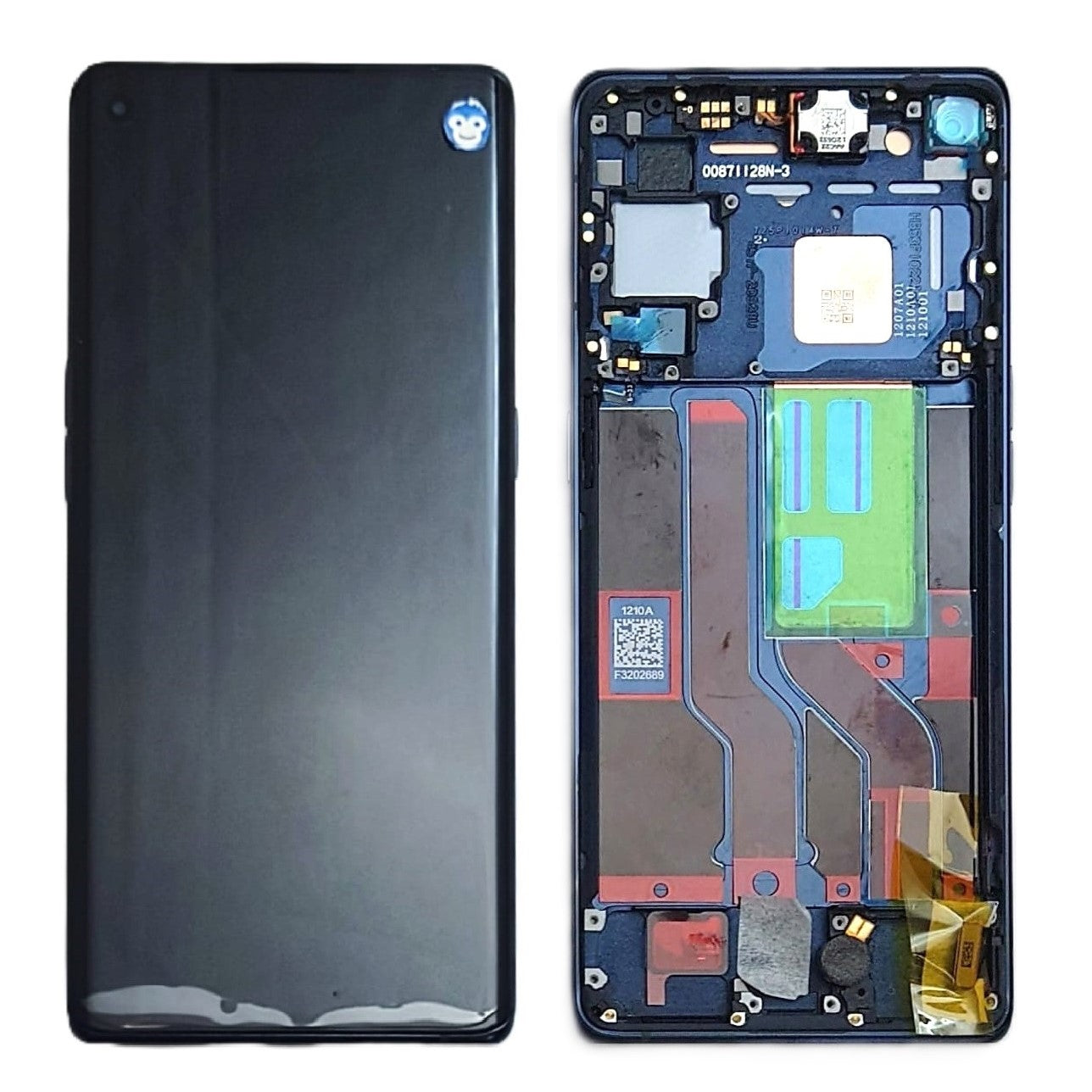 LCD SCREEN DISPLAY WITH FRAME OPPO FIND X3 NEO BLACK - NEW