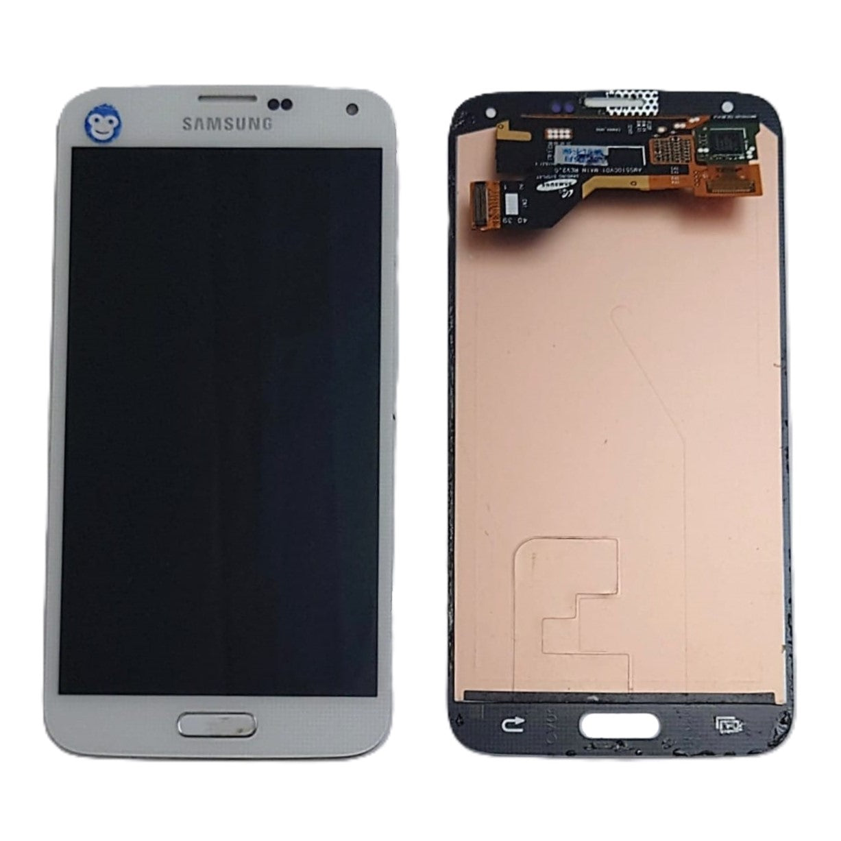 LCD DISPLAY SCREEN SAMSUNG GALAXY G900F S5 WHITE - GRADE AB
