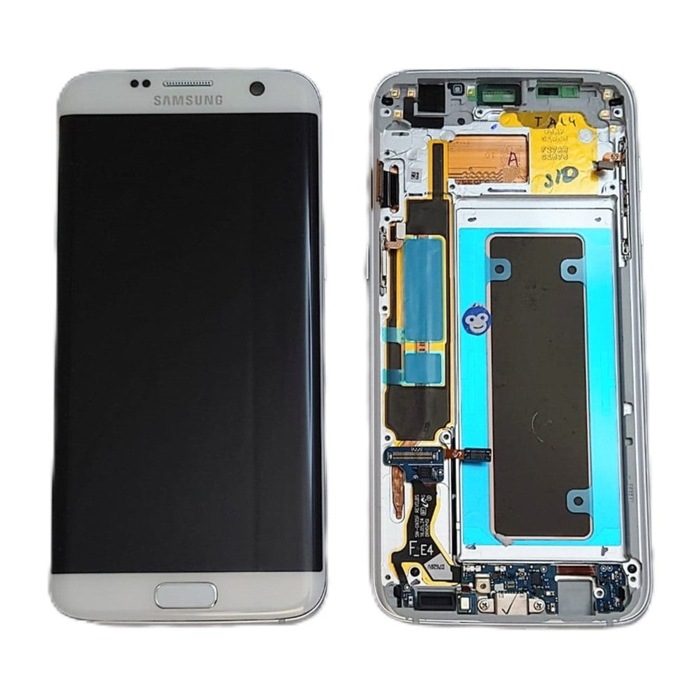 LCD DISPLAY SCREEN SAMSUNG GALAXY G935F S7 EDGE WHITE - NEW